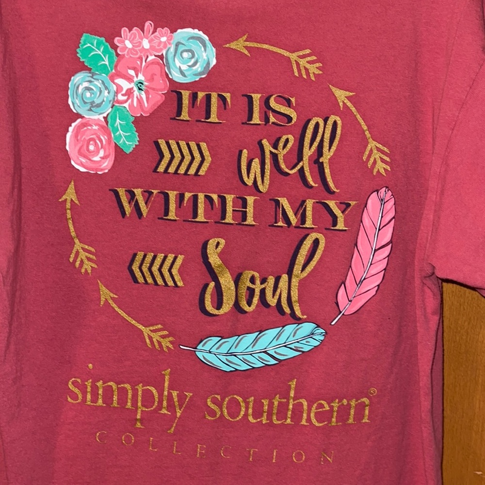 Simply Southern “It is well with my soul” shirt